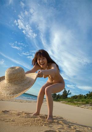 asian girl public nude beach - 