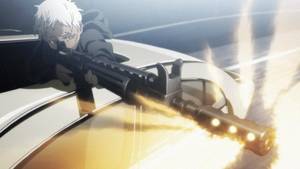 Ecchi Lesbian Porn - Jonah blazes away with his FN FNC in Jormungand