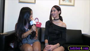 asian girl sucking asian shemale - Cute Asian shemale teen interviewed before getting down to suck a white  cock - XNXX.COM