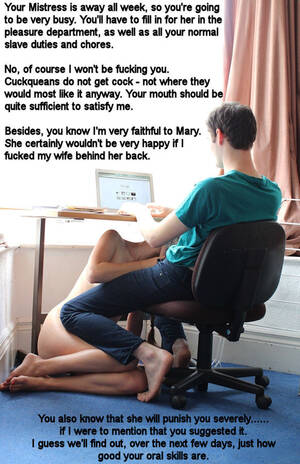 Blowjob Slave Captions Porn - Cuckquean Slave Caption Tumblr