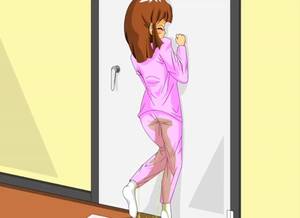 Boys Cartoon Pee Porn - Cute Anime Girl peeing in her Pants - ThisVid.com
