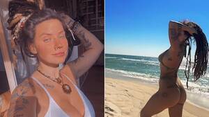 hippie naturist beach - Hippie who made $1.5 MILLION on OnlyFans looks to fulfill her dream of  living off-grid | Daily Mail Online