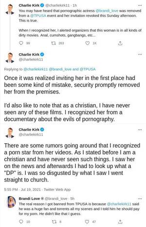 Hot Brandi Love Porn - Sure Charlie, everyone believes that's why you got Brandi Love kicked out.  : r/PoliticalHumor