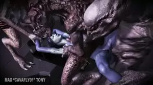 Alien Gangbang Porn - Cortana Alien Gangbang - Cartoon Porn