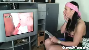 Grandpa Watching Porn - Teen fucks grandpa after watching porn | xHamster