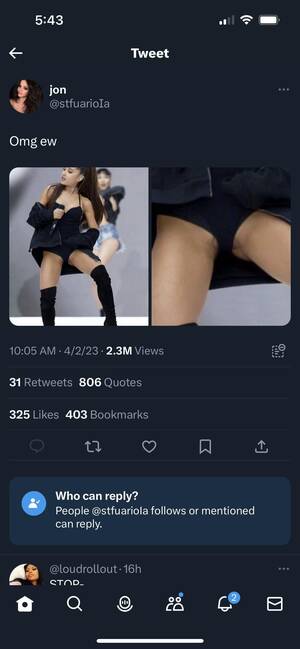 Ariana Grande Has A Pussy - Throwback to Ariana Grande clearing up that no one saw her vagina :  r/popculturechat