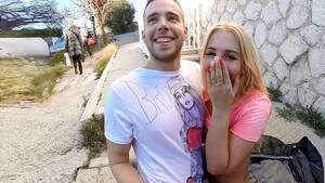 hot older couple - Kyra Hot fucks with a guy in public as an old couple manages to pass them  by - Porn Movies - 3Movs