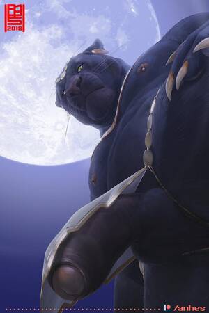 Furry Panther Porn - A Black Panther by Anhes : r/rule34gay
