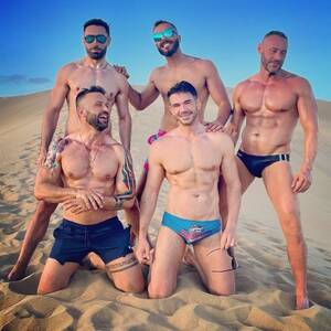 maspalomas nude beach xxx - Maspalomas Gay Naked Beach, Kiosks 5 & 6 (ex Kiosk 7) | Gay Gran Canaria -  Gay Maspalomas Guide - Paradisr