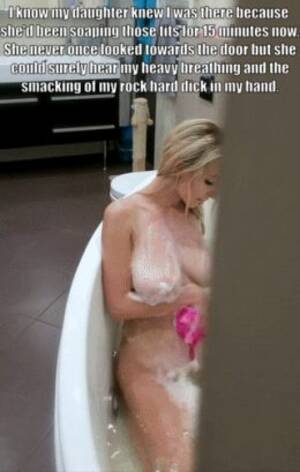 Bathroom Porn Captions - Bath Caption GIFs - Porn With Text