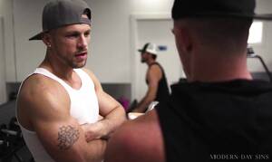 Modern Day Porn Stars - Gay Porn Star Roman Todd Fucks Nick Fitt In The Middle Of The Gym Right In  Front Of Their Gym Bros