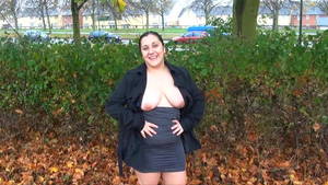 chubby amateur nude girls outdoors - Busty flashing Kimberleiys bbw