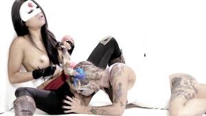 Asian Harley Porn - Delicious Asian warrior and crazy Harley Quinn