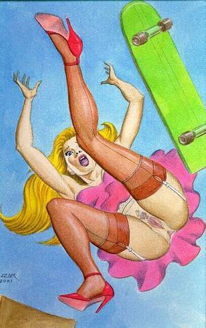 cartoon upskirt panties - Paul alazar
