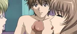 girls licking dick head cartoon - Shy anime girl licks a big cock and sucks it deeply - CartoonPorn.com