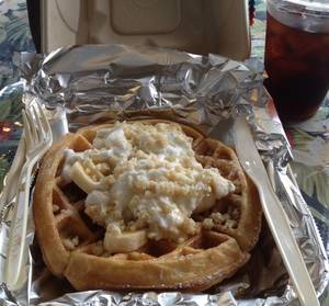 Asianography - Banana Macadamia Nut Waffle *Konos-North Shore, Oahu HI*