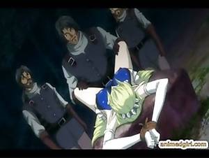 Elven Anime Porn - Busty anime Elf caught and poked by shemale hentai