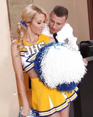 blonde cheerleader cum shot - Stunning cheerleader gets shagged and takes a cumshot in her eager mouth  Porn Pictures, XXX Photos, Sex Images #2522200 - PICTOA