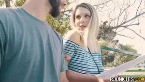 natural tits blonde college fuck - the blonde college girl with perfect and natural big tits - Sunporno