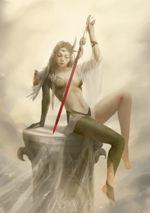 girls nudism naturism hd art - OC] [ART] Kurena, the Elven Bladesinger : r/DnD