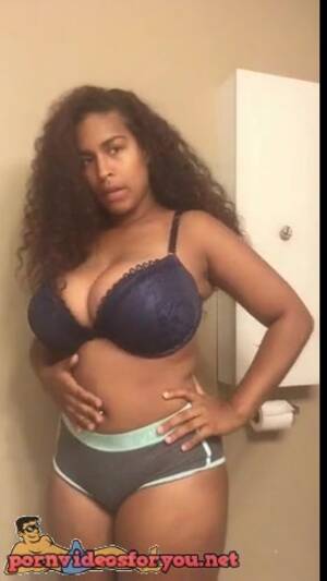 black slut strip - Big tits black slut stripping