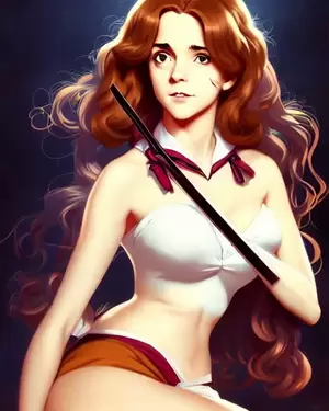 Emma Watson Hentai Anime 3d Porn - pinup anime art of hermione granger by emma watson in | Stable Diffusion |  OpenArt