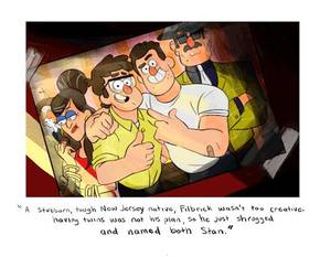 Gravity Falls Xyler Gay Porn - I'm working on a series of animated Illustrations for my favorite Gravity  Falls endcard cryptograms. First up, my favorite episode â€œ A Tale of Two  Stansâ€ >> ...