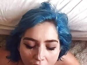 Blue Hair Emo Blowjob - Blue Hair Emo Gets Banged | xHamster