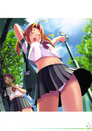 Cartoon Upskirt Panties Porn - Rule 34 - highres koutaro miniskirt nijiiro zakura panties pantyshot  pantyshot (standing) red hair school uniform serafuku skirt tied hair  twintails underwear upskirt white panties | 540442