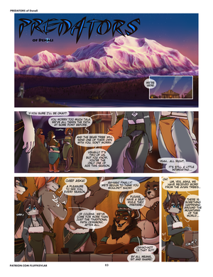 Furry Porn Comic Predatory Pleasure - Predators of Denali Porn comic, Rule 34 comic, Cartoon porn comic -  GOLDENCOMICS