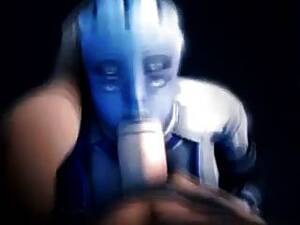 liara deepthroat blowjob - Mass Effect Liara - hotntubes Porn