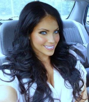 French Blue Eyed Brunette Sex - love the Stand out Blue Eyes with her dark hair. Makes me want my dark hair  again!