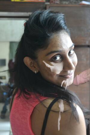 indian babe cum - Cute Indian babe with cum on her face - Cum Face GeneratorCum Face Generator