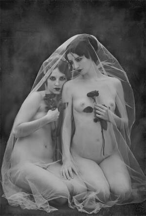 1920s Lesbian Porn - 1920's Era Lesbian Nude Study Brides French Postcard - Etsy