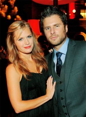 James Roday Having Sex - James Roday and Maggie Lawson. He is rocking that suit and tie.