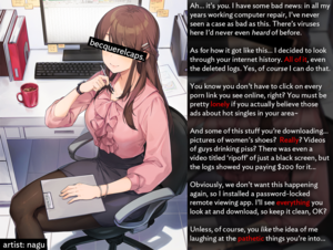 Computer Porn Captions - Becquerel's Captions and Censors â€” You definitely wouldn't deliberately get  your PC...