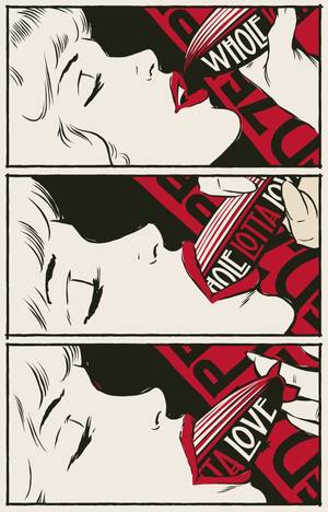 Graphic Art Porn Xxx - XXX Led Zeppelin's Whole Lotta Porn NSFW Trilogy on Behance