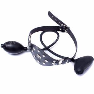 latex oral sex - BDSM Latex Inflatable Mouth Plug Gag In Adult Games For Couples,Fetish  Erotic Porno Oral