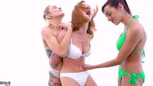 fist fight porn - Three Way Fist Fight Highlights - Defeated.xxx - Female Fighting and Fetish  Movies