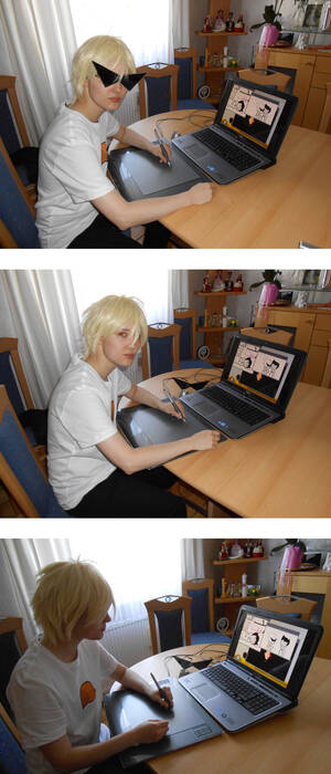 Homestuck Cosplay Porn Game - HS - Dirk Cosplay - drawing porn by ChibiEdo on DeviantArt