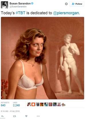 Mayim Bialik Porn - Mayim Bialik FLASHES Piers Morgan on The Late Late Show to support Susan  Surandon | Daily Mail Online