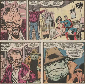80s Comics - Superman sucks at porn! This is really as far as things get because Mr  Miracle arrives to break up the party: