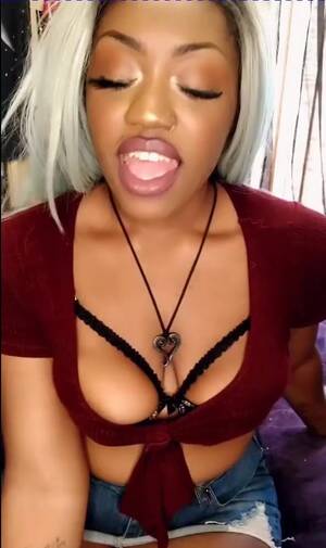 ebony dirty talking sluts - Sexy black slut does Dirty talk race play
