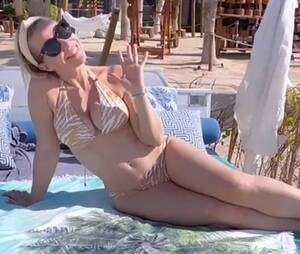 nude beach candid gof - A Place In The Sun's Laura Hamilton sizzles as she lounges in bikini for  glam snap - Daily Star