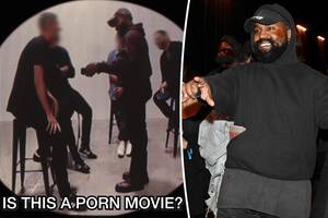 Adidas Ad Porn - Kanye West shows porn to Adidas execs during business meeting