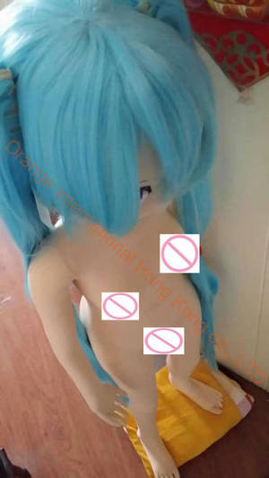 anime sex pillow - 2015 Top quality 130cm Japanese anime sex dolls,Hatsune Miku sex pillow  doll,life size anime porn loli doll with skeleton,ST-135