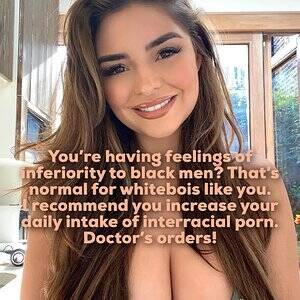 black slut facial captions - Media added by Dumb white slut | Page 19 | Darkwanderer - Cuckold forums