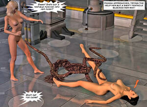 Exotic 3d Cartoon Sex - 3d erotic porn with two chicks starting their lesbo affair