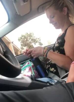 blonde car slut gives blowjob - Kinky blonde babe gives a sloppy blowjob in a car in public -  Interracial.com
