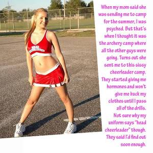 Cheerleader Ariana Grande Porn Caption - Image result for Forced Feminization Captions Cheerleader